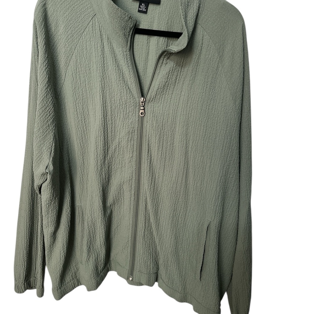MONTEREY BAY - Olive textured Jacket w/Pockets